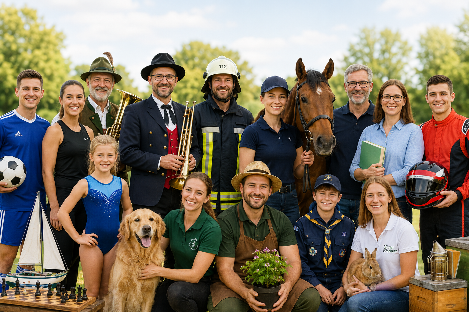 Vereinssoftware für Sportvereine, Musikvereine, Feuerwehren, Tiervereine und viele weitere Vereinsarten